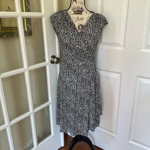 Lauren Ralph Lauren Faux Wrap Dress ~ 6 ~